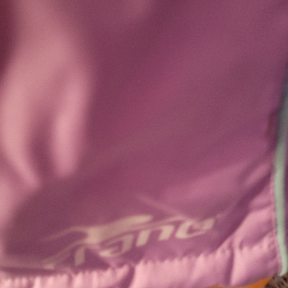 Crane Winter Jacket Coat Girls 11-12 Lilac Logo Warm - Picture 6 of 8
